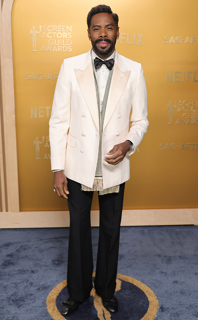 Colman Domingo arrives at SAG Awards 2025 red carpet