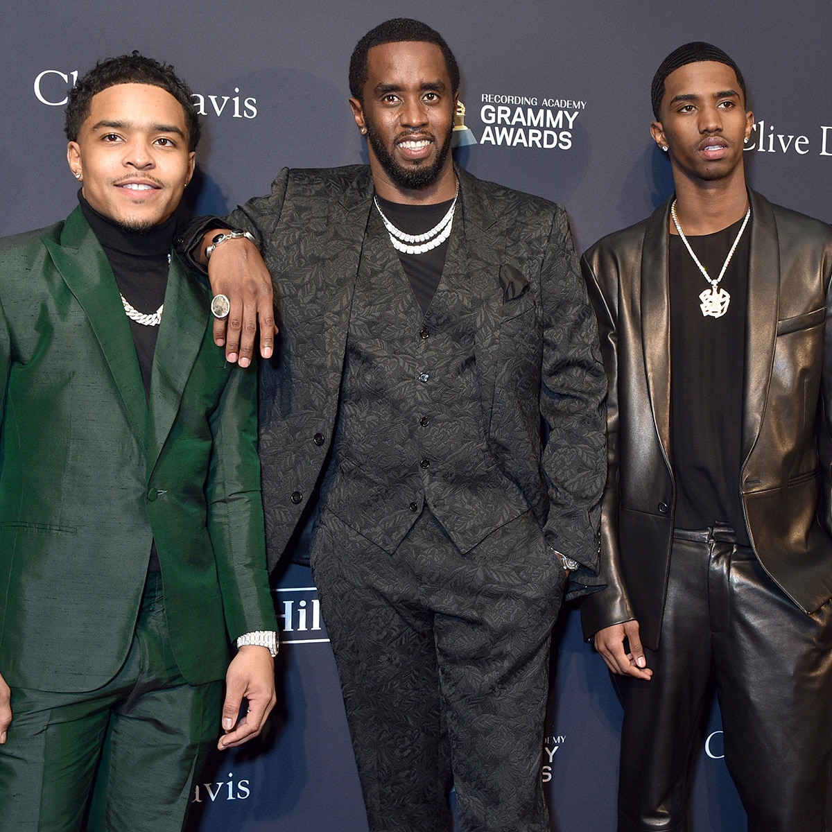 Justin Combs, Sean "Diddy" Combs, Christian Combs, Quincy Brown