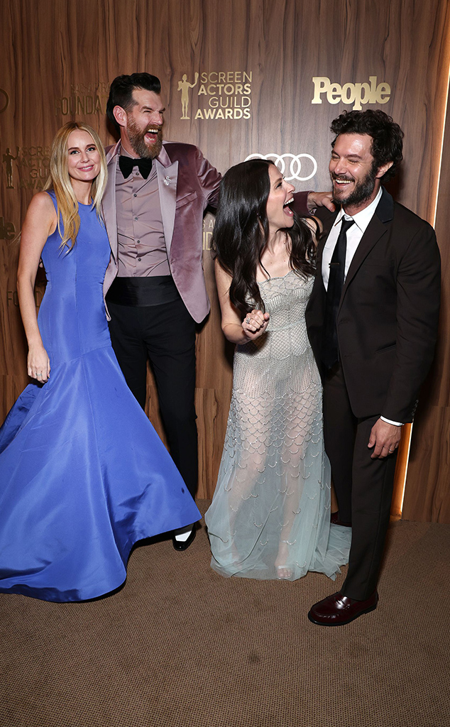 Justine Lupe, Timothy Simons, Jackie Tohn, Adam Brody, 2025 SAG Awards, After-Party