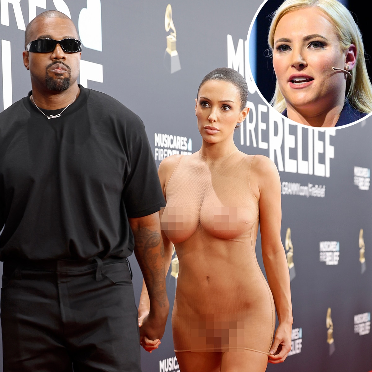 Meghan McCain, Kanye West, Bianca Censori