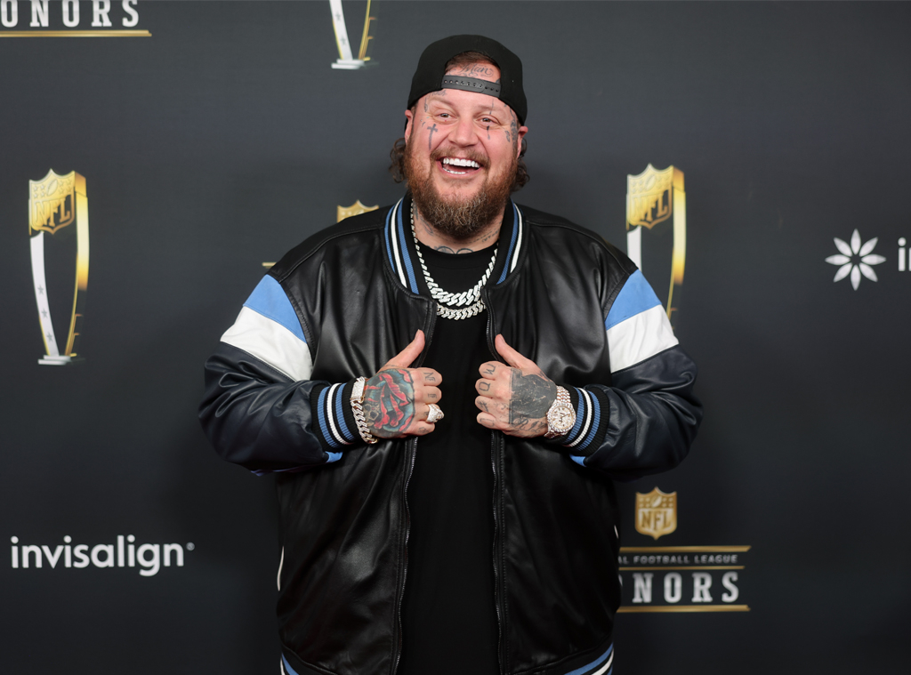 Jelly Roll arrives at the NFL Honors 2025