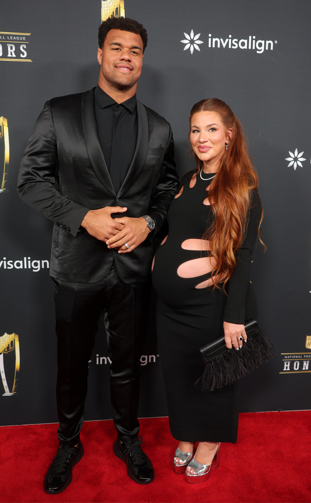 Arik Armstead and Mindy Armstead arrive at the NFL Honors 2025
