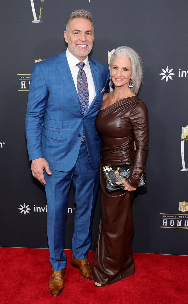 Kurt Warner and Brenda Warner arrive at the NFL Honors 2025