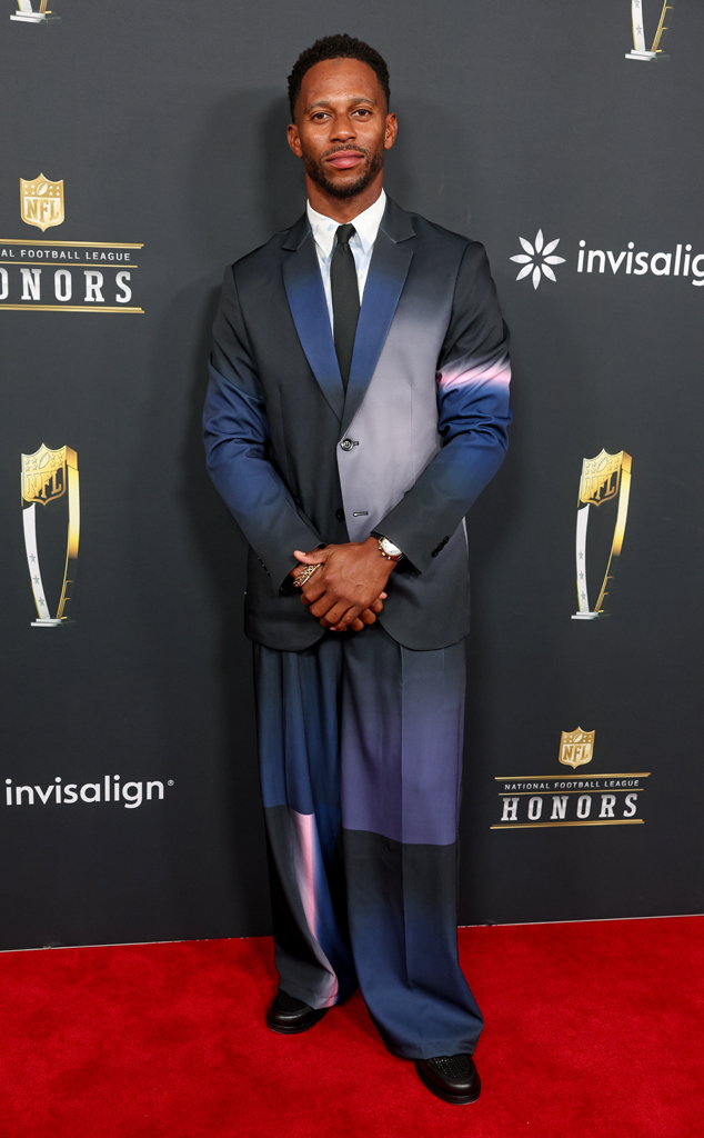 Victor Cruz arrives at the NFL Honors 2025