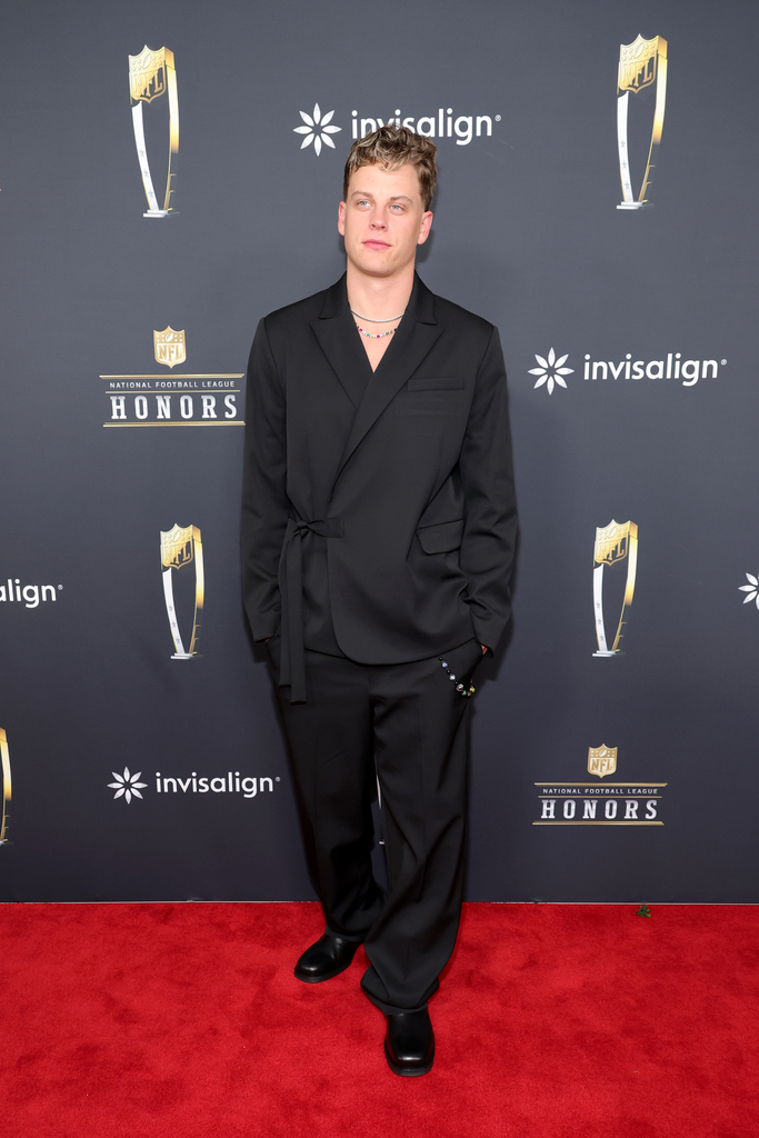 Joe Burrow arrives at the NFL Honors 2025