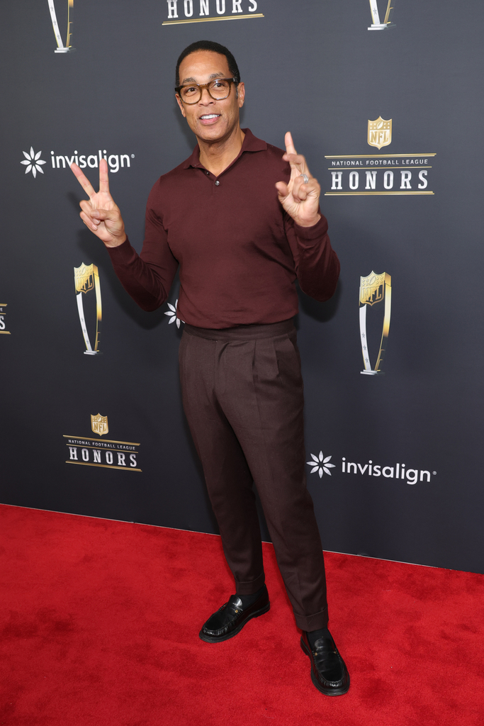 Don Lemon arrives at the NFL Honors 2025