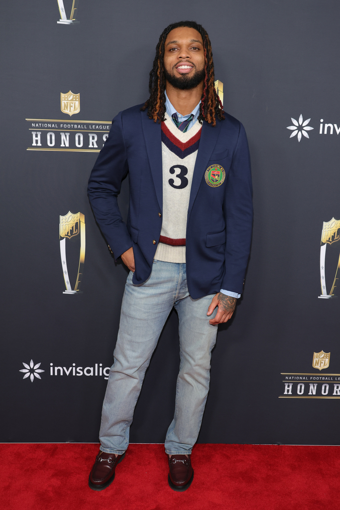 Damar Hamlin arrives at the NFL Honors 2025
