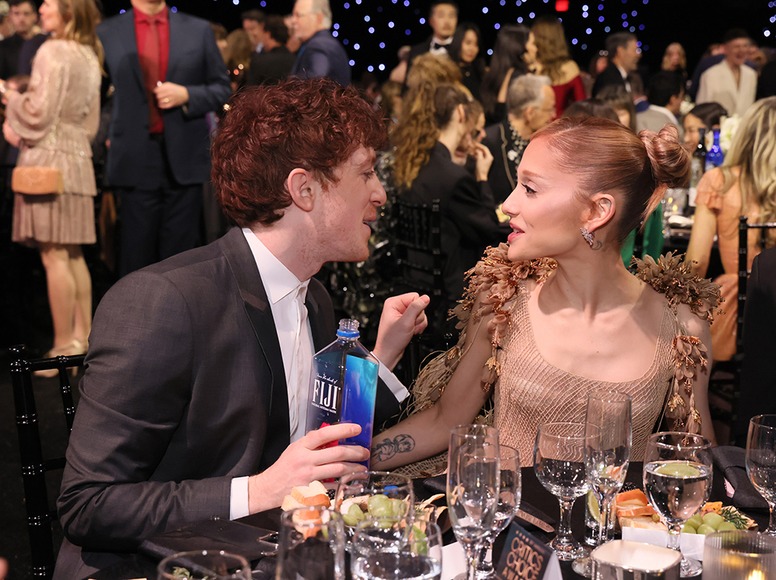 Ethan Slater and Ariana Grande attend critics choice awards 2025 together