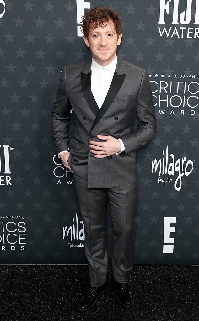 Ethan Slater Arrives at the Critics Choice Awards 2025 red carpet