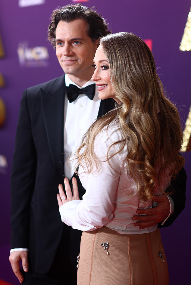 Henry Cavill and Natalie Viscuso Walk AACTA Awards Red Carpet