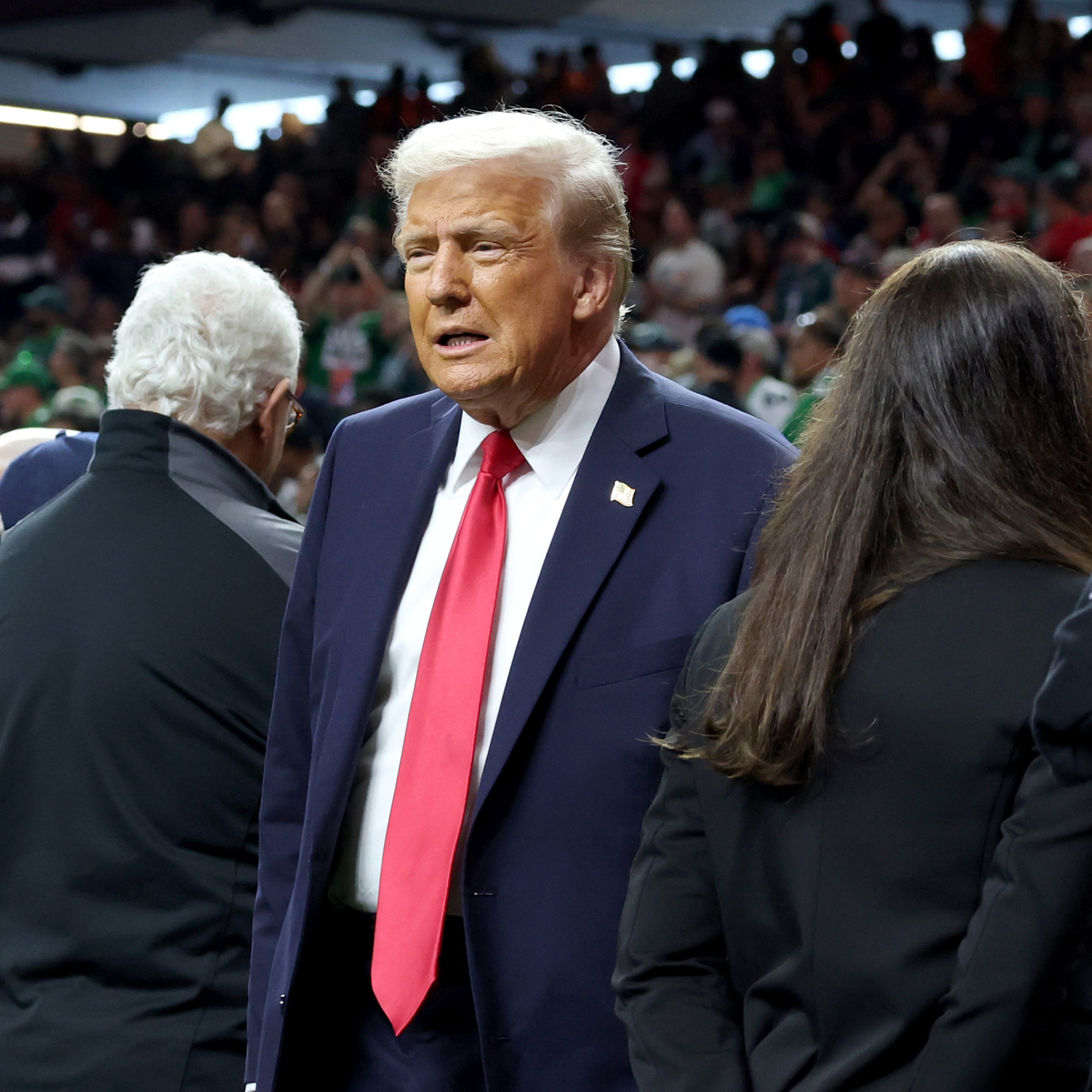 Donald Trump Becomes First Sitting President to Attend Super Bowl