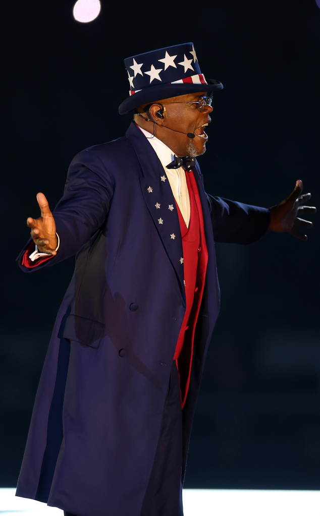 Samuel L. Jackson at Super Bowl Halftime Show