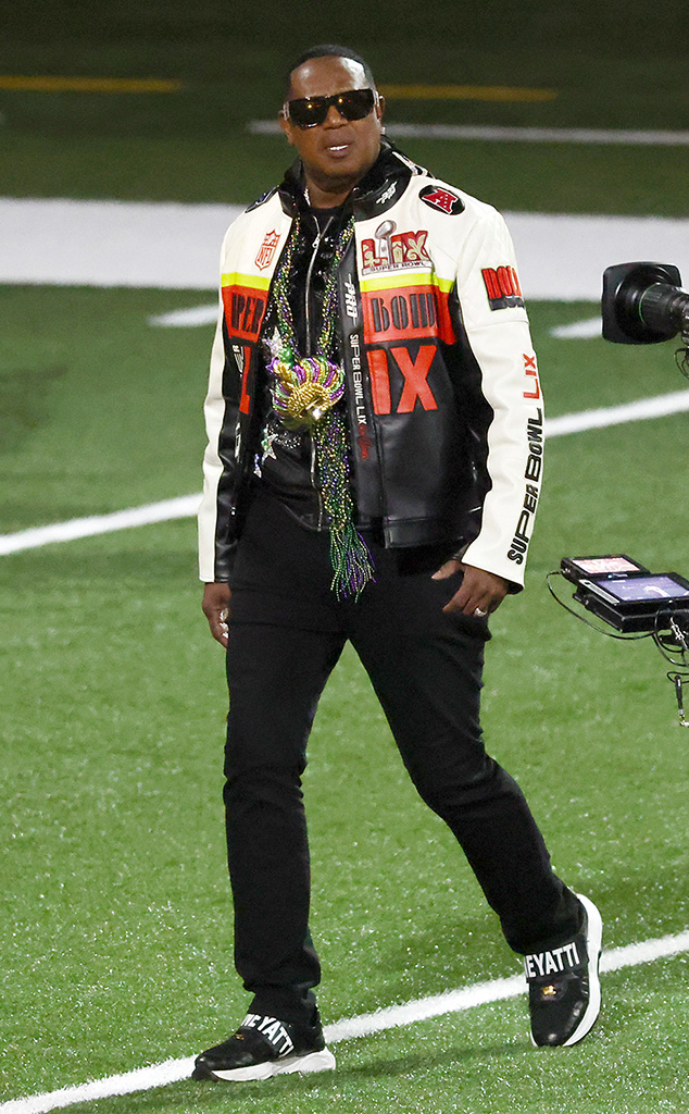 Master P attends super bowl 2025