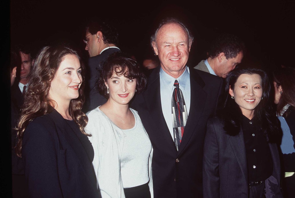 Gene Hackman, Betsy Awakara, Elizabeth Hackman, Leslie Hackman
