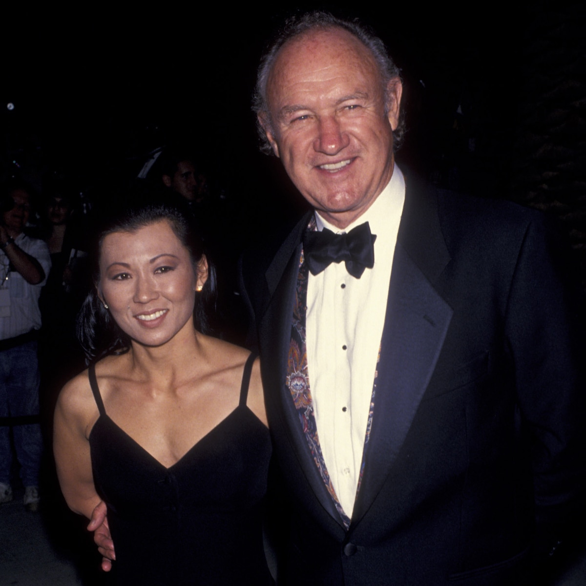 Gene Hackman, Betsy Arakawa, 1994 Vanity Fair Oscar party