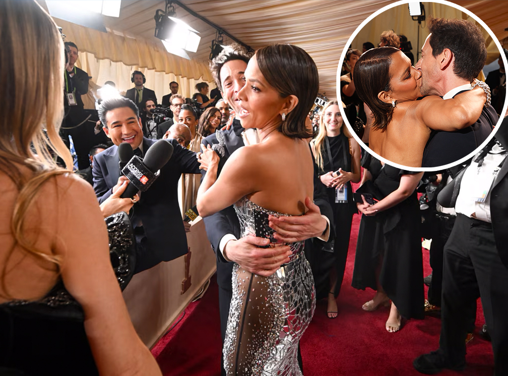 Adrien Brody, Halley Berry reunite at 2025 Oscars, moments you didnt see on TV, kiss