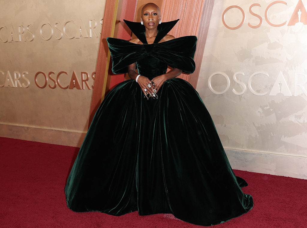Cynthia Erivo arrives at Oscars 2025 red carpet