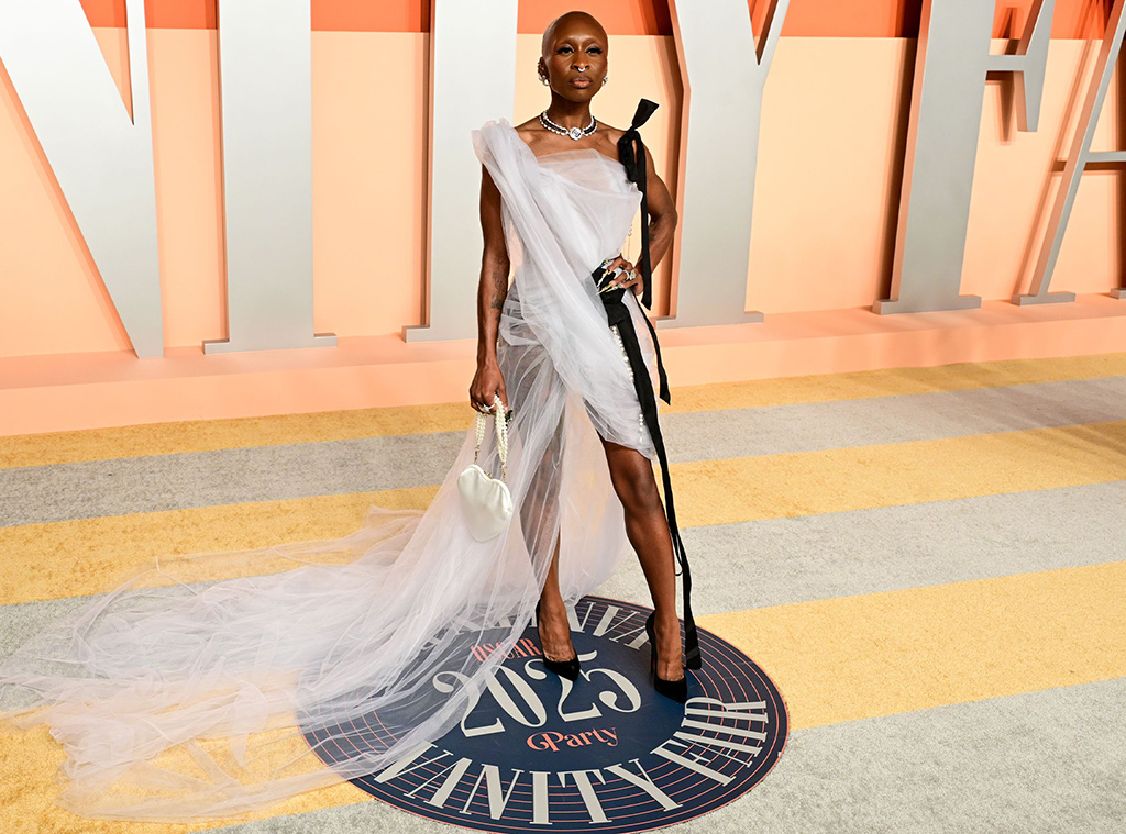 Cynthia Erivo at Vanity Fair Party red carpet