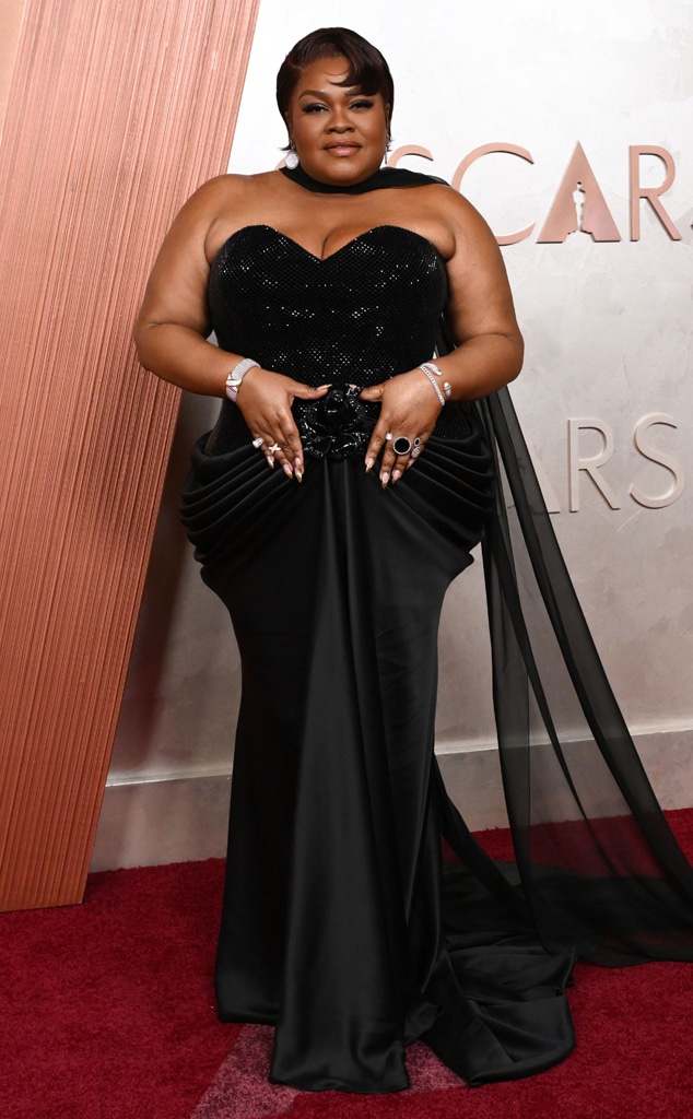 Da'Vine Joy Randolph arrives at the Oscars 2025 red carpet