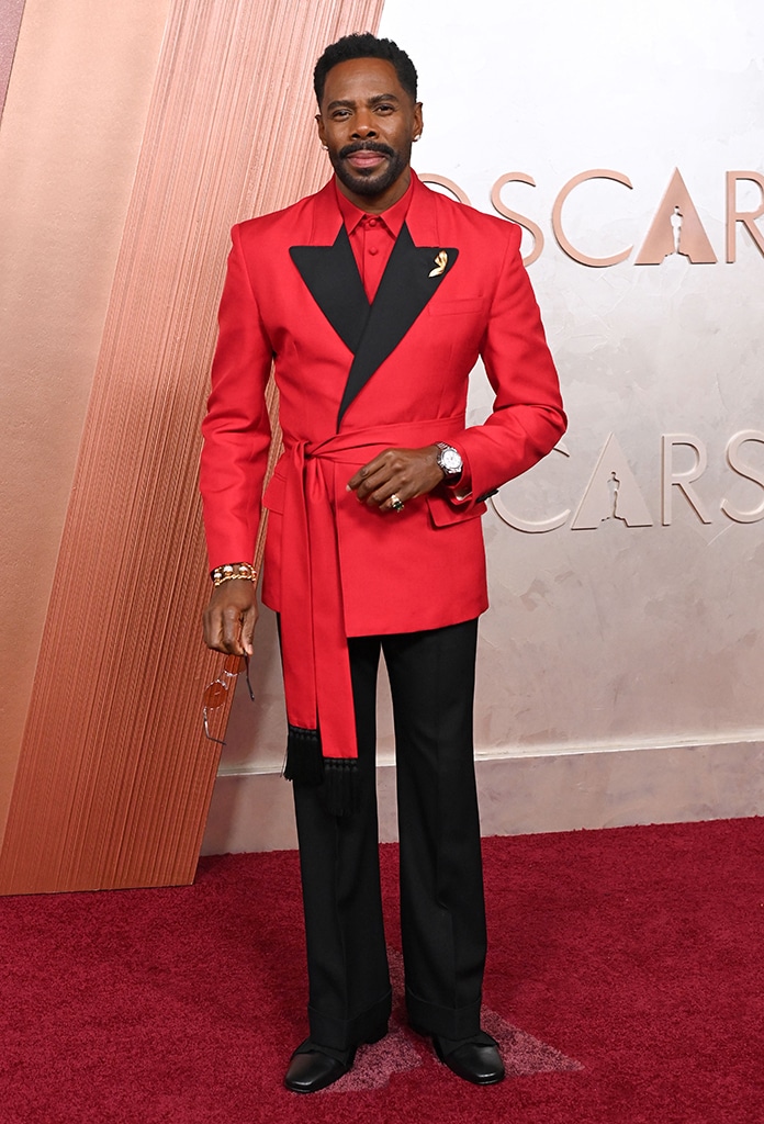 Colman Domingo arrives at the Oscars 2025 red carpet