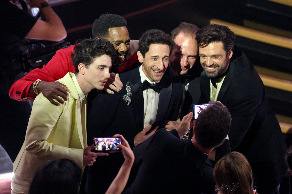 Oscars 2025, What you didn't see on TV, Ralph Fiennes, Colman Domingo, Adrien Brody, Sebastian Stan, Timothee Chalamet