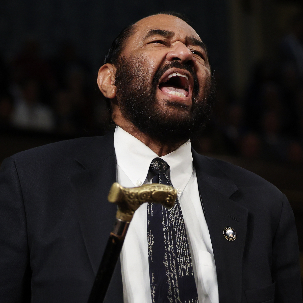 Congressman Al Green Removed During Donald Trump Speech