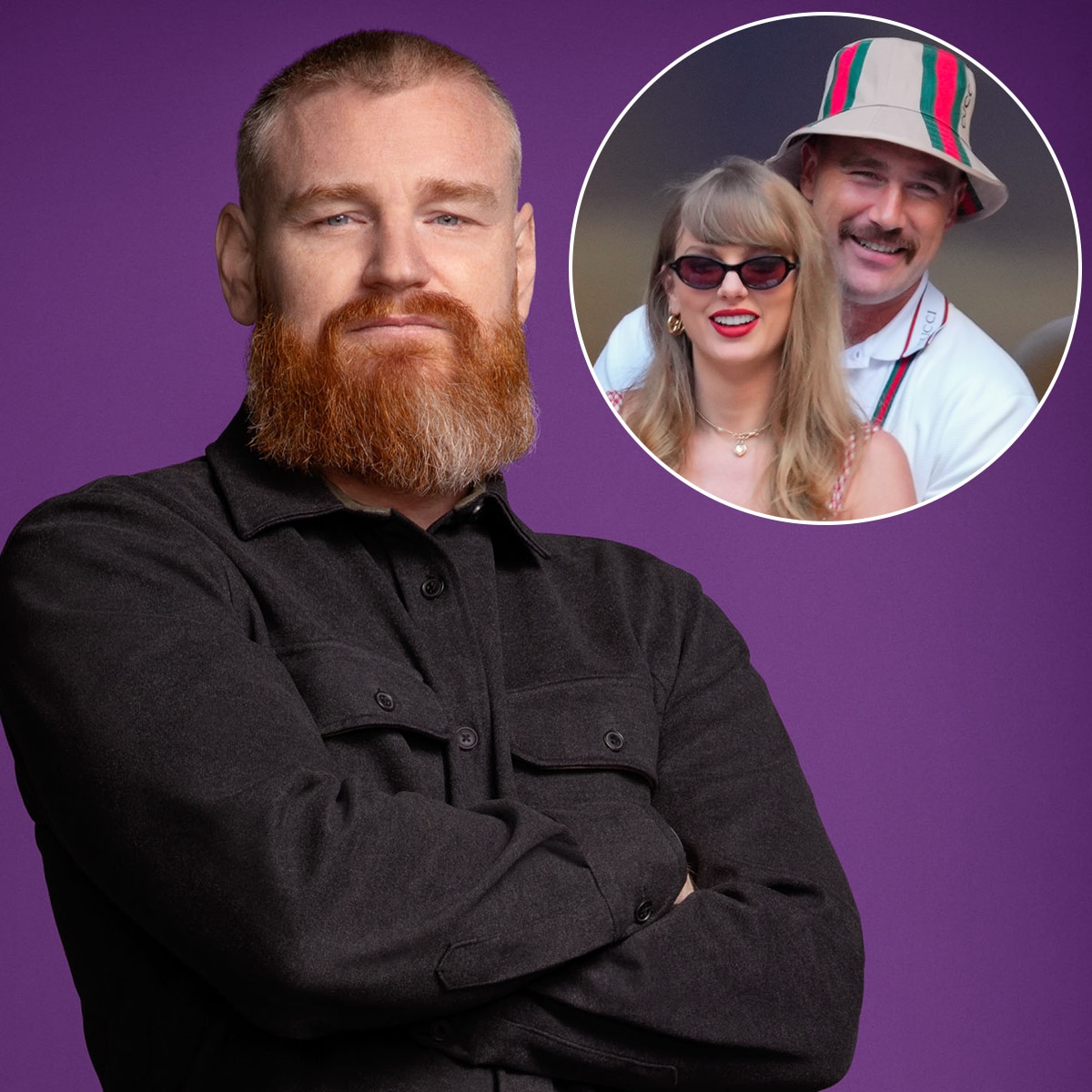 Wes Bergmann, Travis Kelce, Taylor Swift