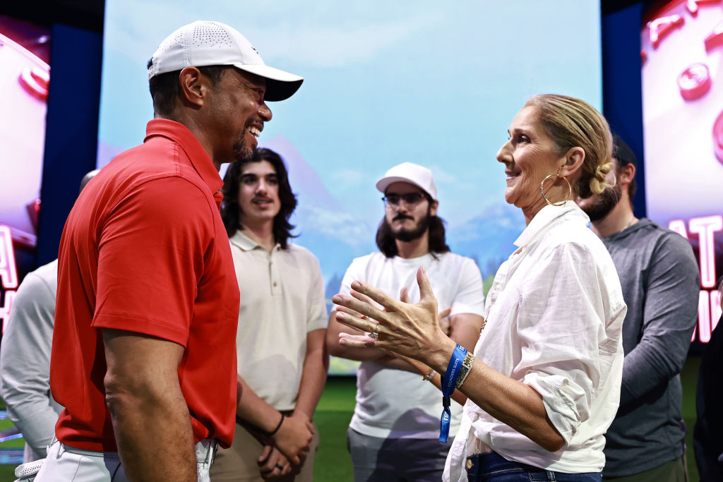 Celine Dion, Tiger Woods