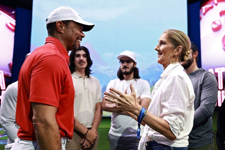 Celine Dion, Tiger Woods