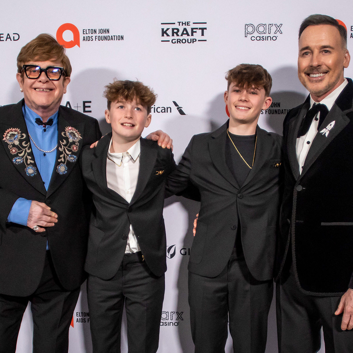 Elton John's Glimpse at New Year’s Eve With David Furnish and Sons