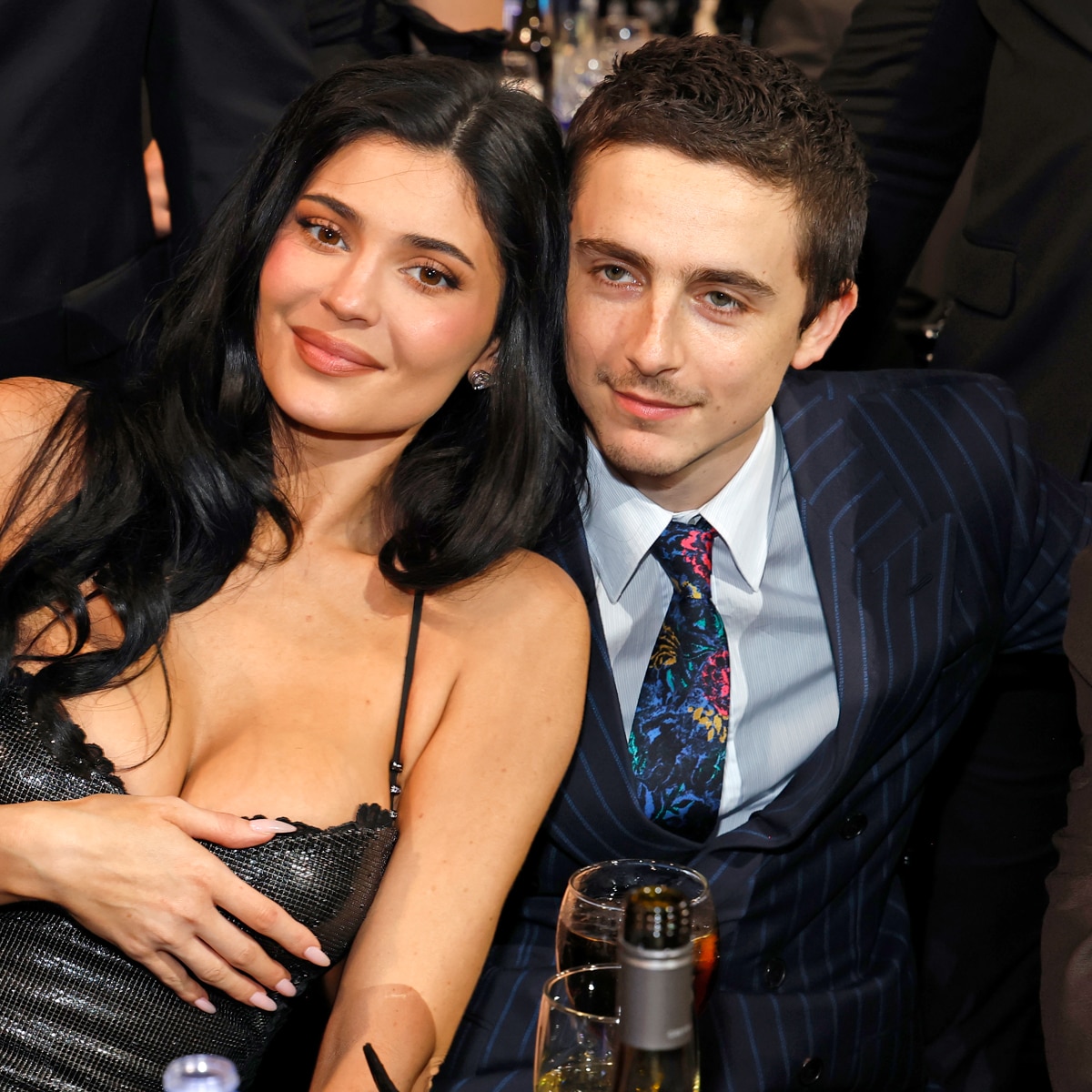 Kylie Jenner and Timothee Chalamet at 2025 Critics Choice Awards