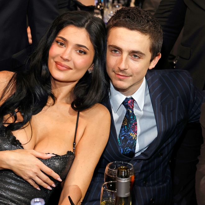 Kylie Jenner and Timothee Chalamet at 2025 Critics Choice Awards