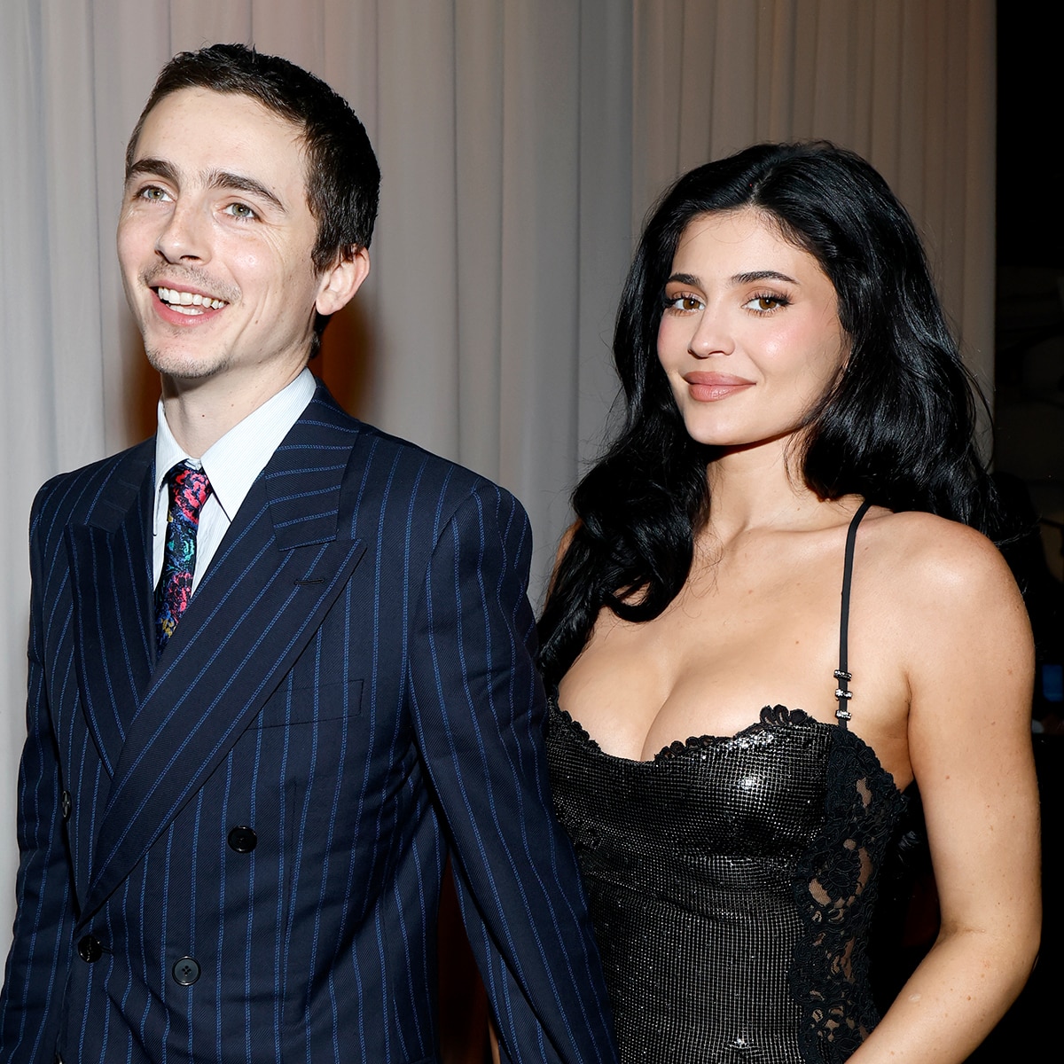 Timothée Chalamet and Kylie Jenner at 2026 Critics Choice Awards