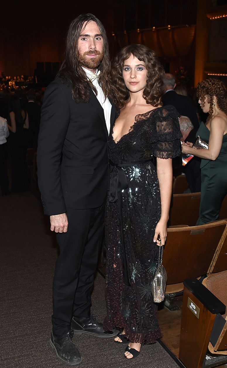 Lola KiLola Kirke and Wyndham Boylan-Garnett attend New York Philharmonic's Opening Gala
