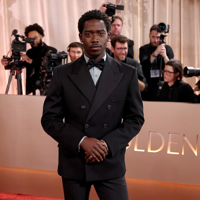 Damson Idris Arrives at Golden Globes 2026