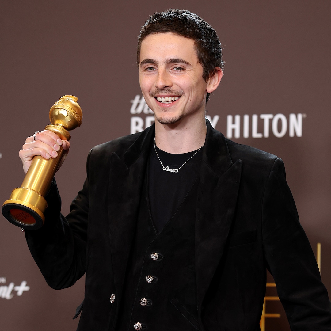 Timothée Chalamet ganha o prêmio de melhor ator, obrigado, Sr. Timothée Chalamet ganha o prêmio de melhor ator, obrigado, Sr.