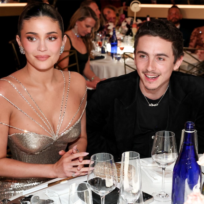 Kylie Jenner and Timothee Chalamet at the Golden Globe Awards 2026