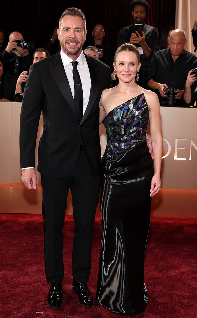 Dax Shepard and Kristen Bell Arrive the 2026 Golden Globe Awards