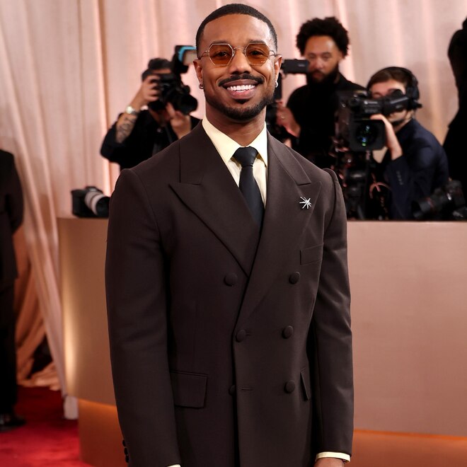 Michael B. Jordan Arrives at Golden Globes 2026