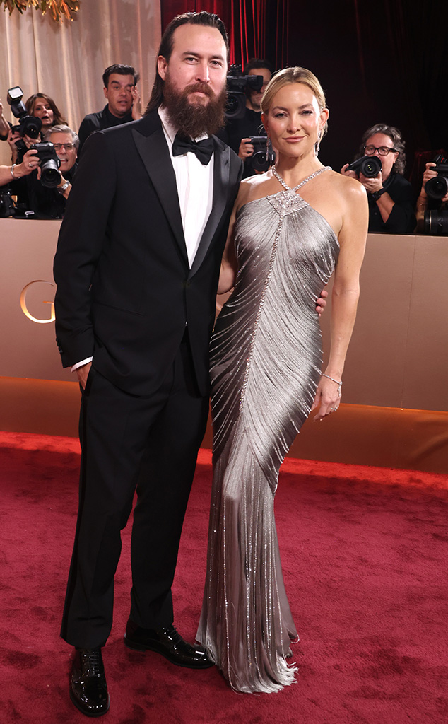 Danny Fujikawa and Kate Hudson Arrives at Golden Globes 2026