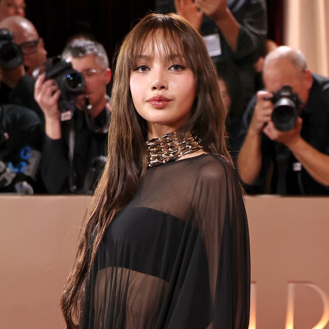 Lalisa Manobal arrives at the Golden Globe Awards 2026 red carpet