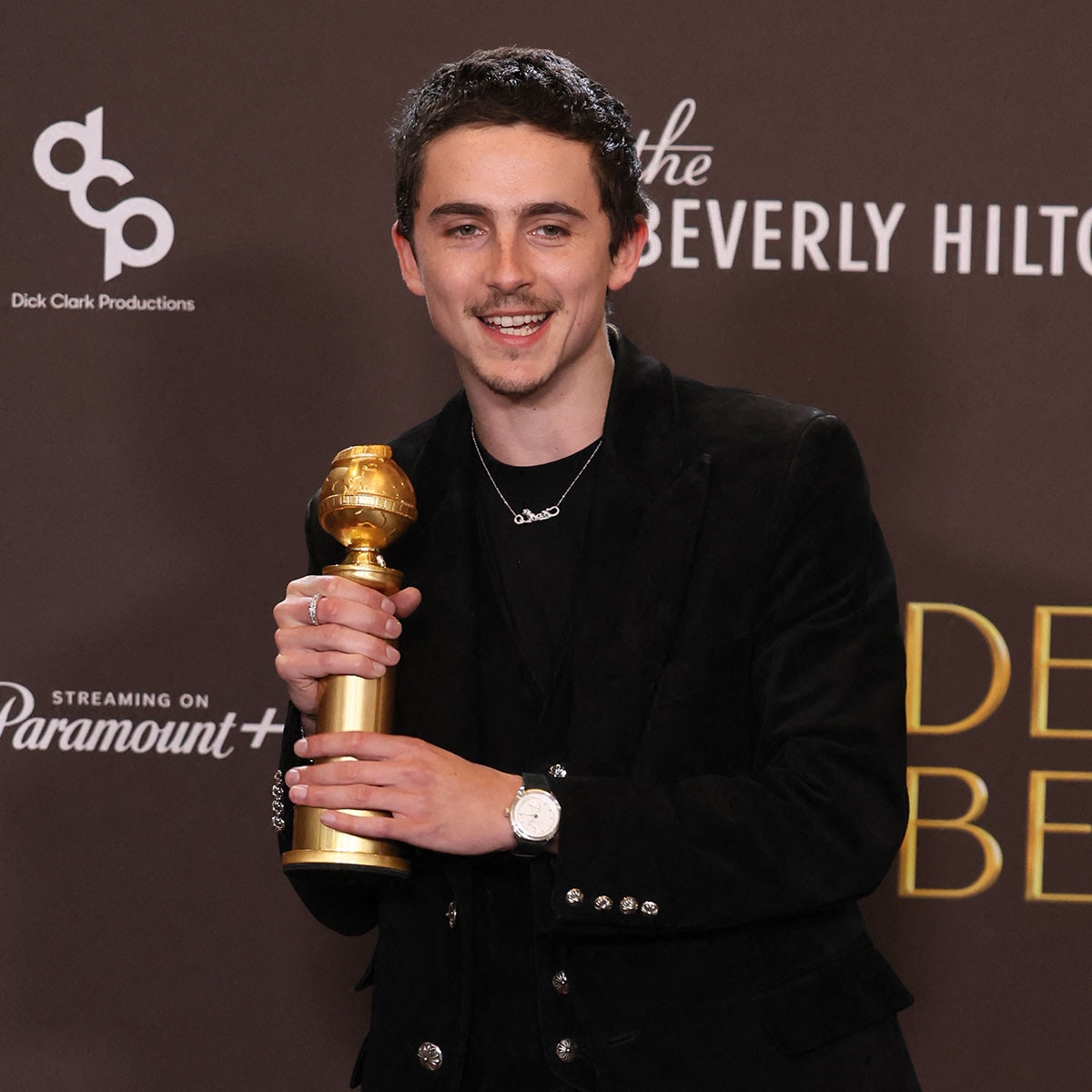 Timothée Chalamet wins best actor award at Golden Globes 2026