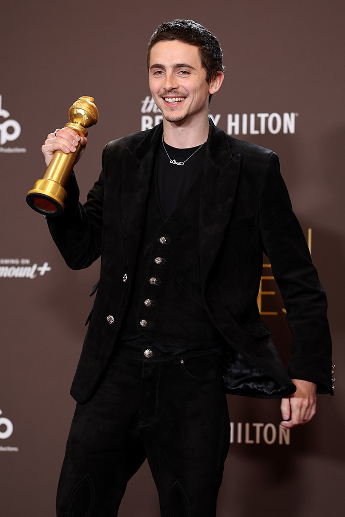 Golden Globes 2026: Timothée Chalamet Wins Best Actor, Thanks Mr. Wonderful