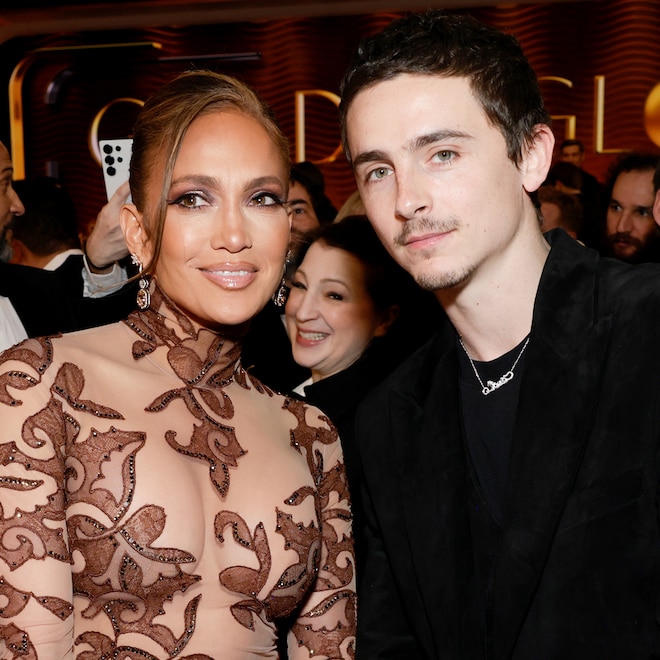 Jennifer Lopez, Timothée Chalamet, Golden Globes 2026