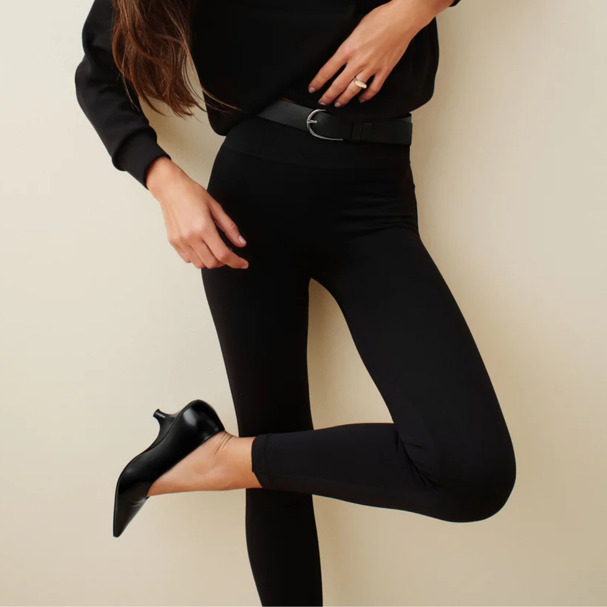 men's black slim fit dress pants Men's Slim Fit Stretch Trousers - Black - W34