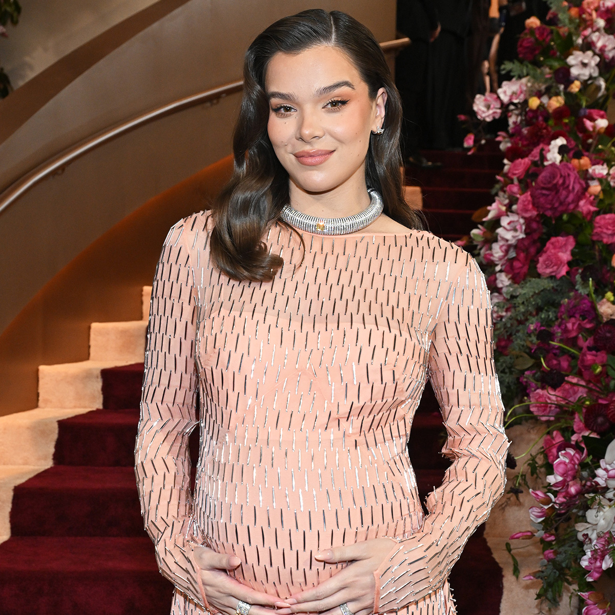 Hailee Steinfeld's Husband Josh Allen Reacts to Golden Globes Look