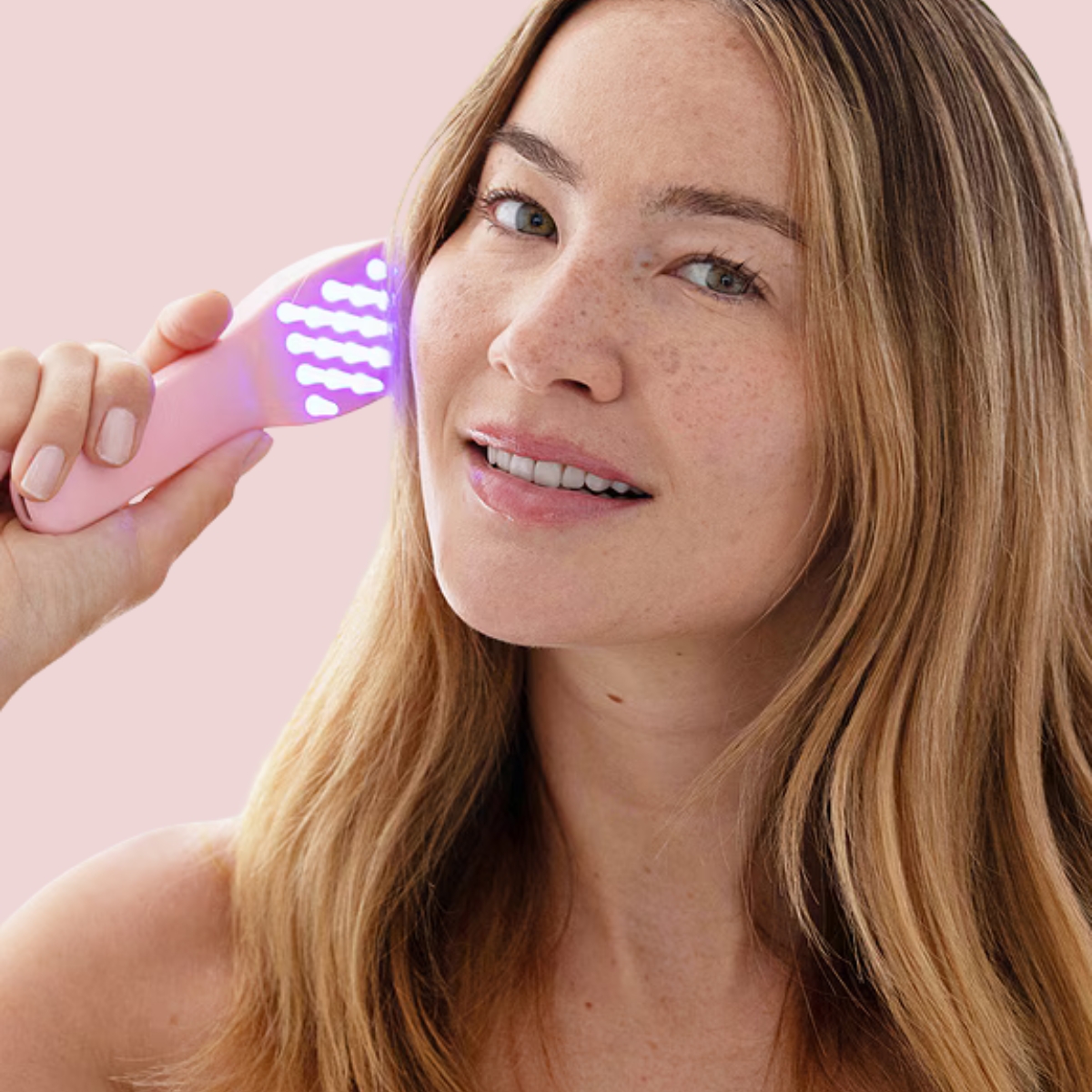 The Secret To Healthier Hair Might Be Brushing With LED Lights