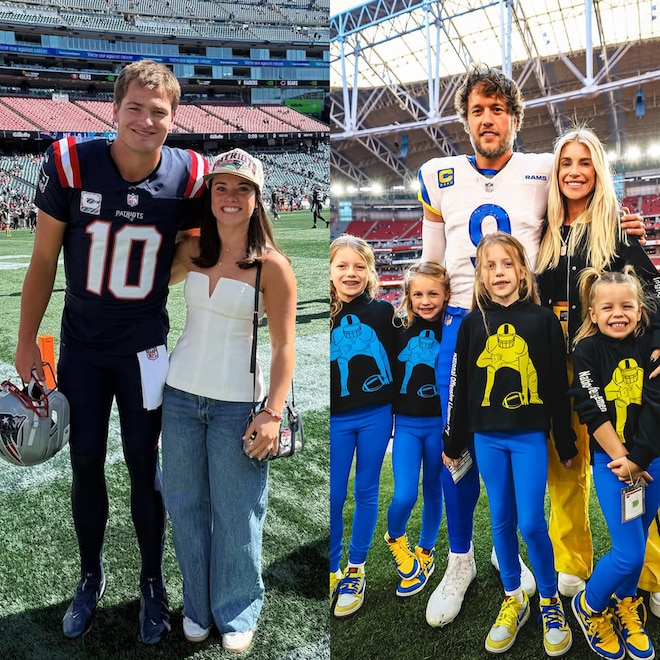 NFL quarterback love lives, Drake Maye, Matthew Stafford