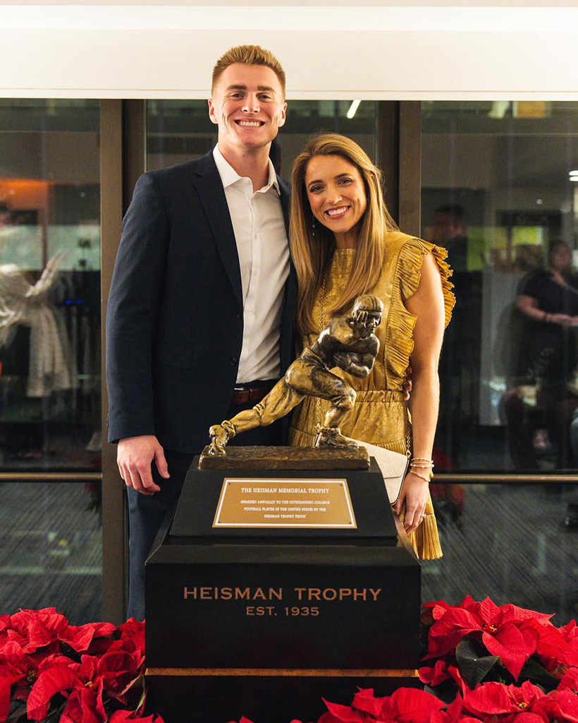 NFL quarterback love lives, Bo Nix, Izzy Nix