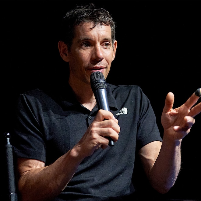 Alex Honnold during Q and A at the Los Angeles special screening of Red Bull Studio's "Girl Climber" at The London West Hollywood at Beverly Hills on May 20, 2025 in West Hollywood, California.